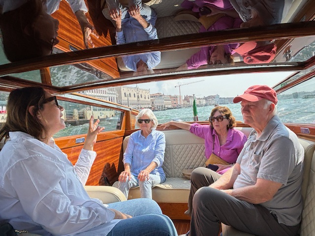 Terry and friends with Daria in Venice